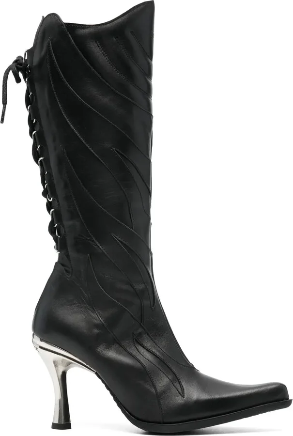 x New Rock Firestorm 100mm leather boots