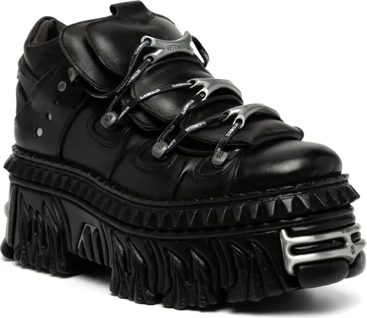 x New Rock leather sneakers - Image 2
