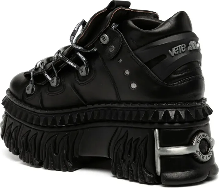 x New Rock leather sneakers - Image 3