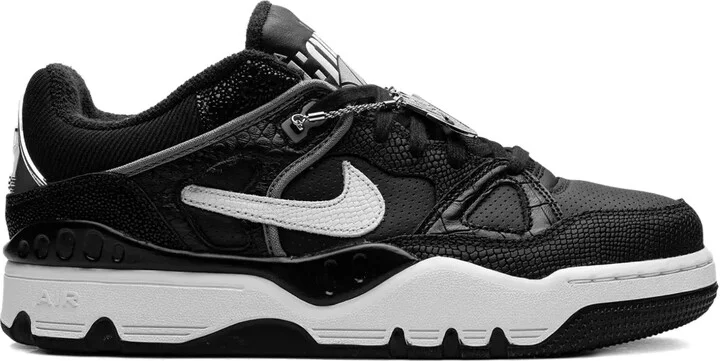 x NIGO Air Force 3 SP "Black/White/Smoke Grey/Metallic Platinum" sneakers