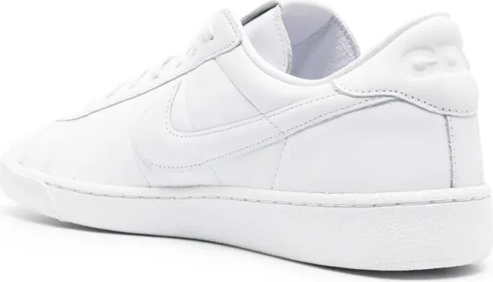 x Nike swoosh-embroidery leather sneakers - Image 3