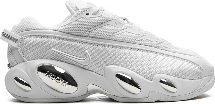 x NOCTA Glide "White Chrome" sneakers