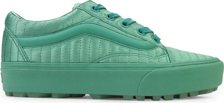 X Oc Padded Old Skool Lug Platform Sea Green Sneakers
