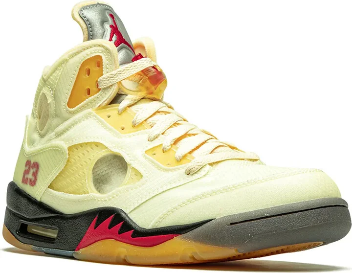 x Off-White Air Jordan 5 Retro SP "Sail" sneakers - Image 2