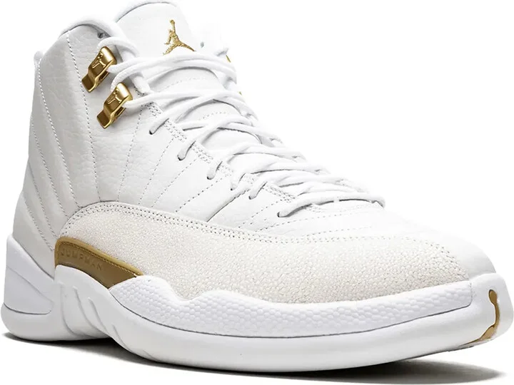 x OVO Air Jordan 12 Retro "White/Metallic Gold" sneakers - Image 2