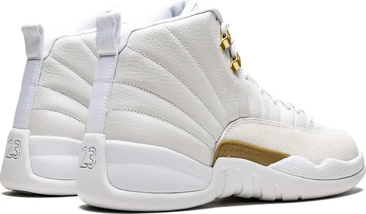 x OVO Air Jordan 12 Retro "White/Metallic Gold" sneakers - Image 3