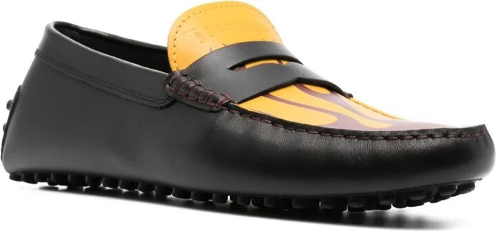 X Palm Angels Black Gommino Loafers - Image 2