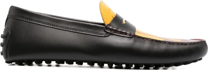 X Palm Angels Black Gommino Loafers