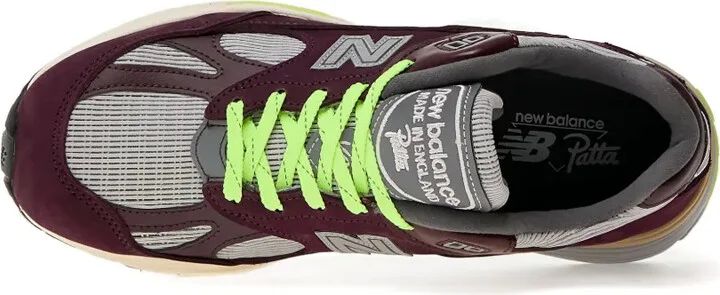 x Patta 991v2 lace-up sneakers - Image 4