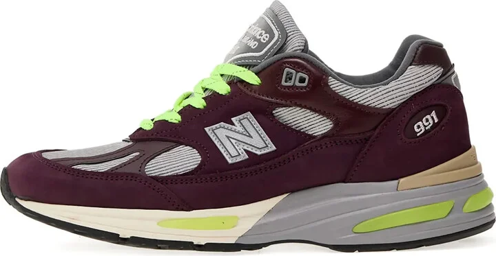 x Patta 991v2 lace-up sneakers