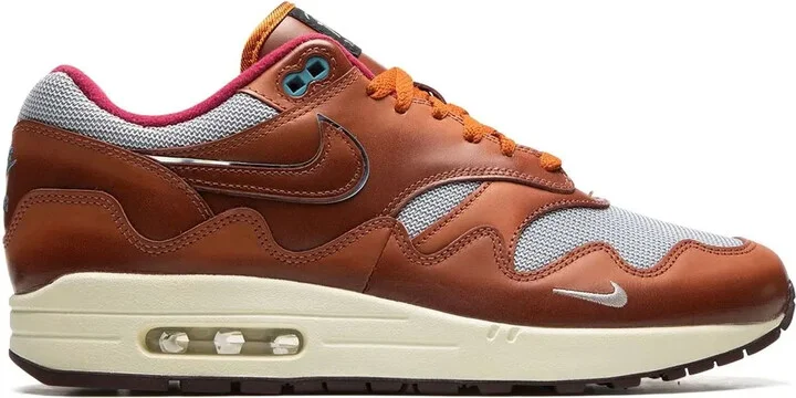 x Patta Air Max 1 "Dark Russet" sneakers