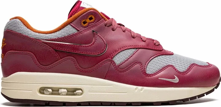 x Patta Air Max 1 "Rush Maroon" sneakers