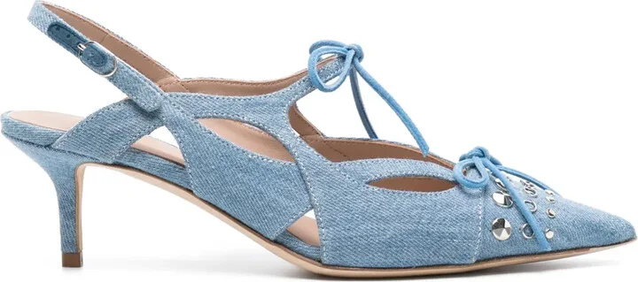 x Paula Cademartori Blazing 60mm denim pumps