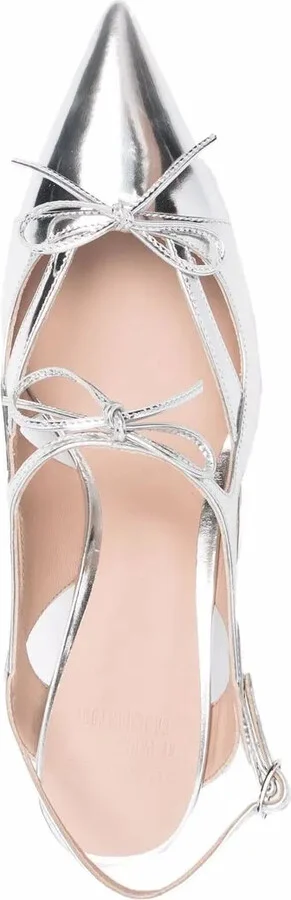 x Paula Cademartori Cinderella leather pumps - Image 4