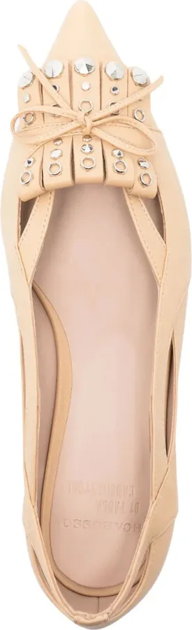 x Paula Cademartori leather ballerina shoes - Image 4