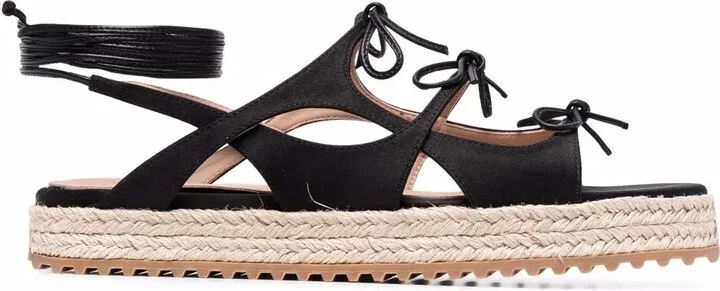 x Paula Cademartori leather sandals