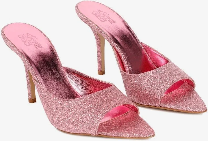 X Pernille 90 Glitter Mules - Image 2