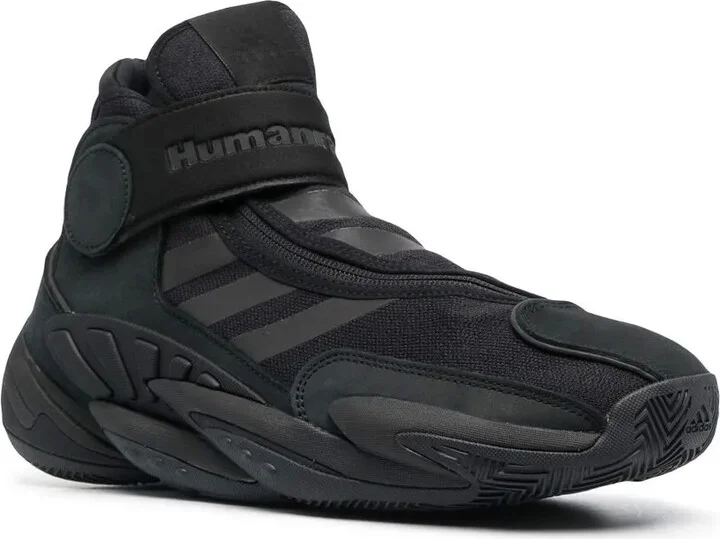 x Pharrell Williams Triple Black high-top sneakers - Image 2