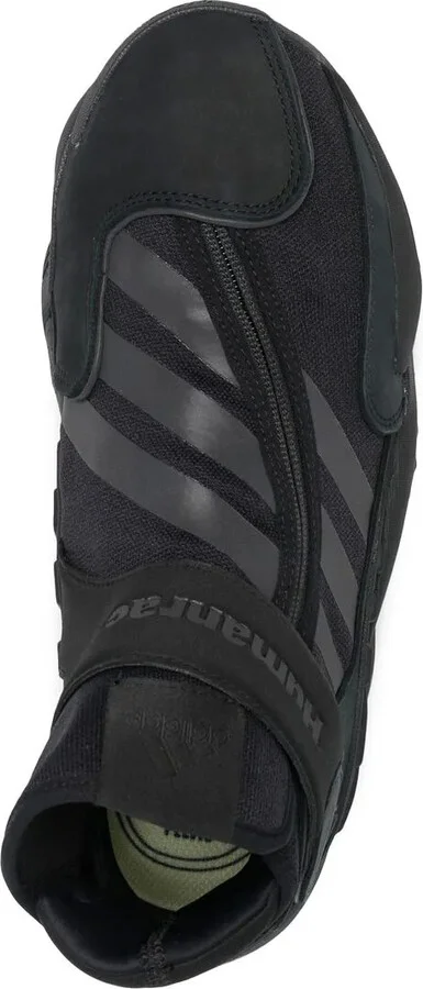 x Pharrell Williams Triple Black high-top sneakers - Image 4