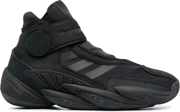 x Pharrell Williams Triple Black high-top sneakers