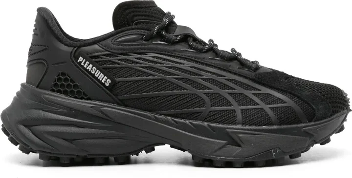 x Pleasures Spirex mesh sneakers