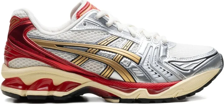 x Politics GEL-KAYANO™ 14 "Cream/Pure Gold" sneakers