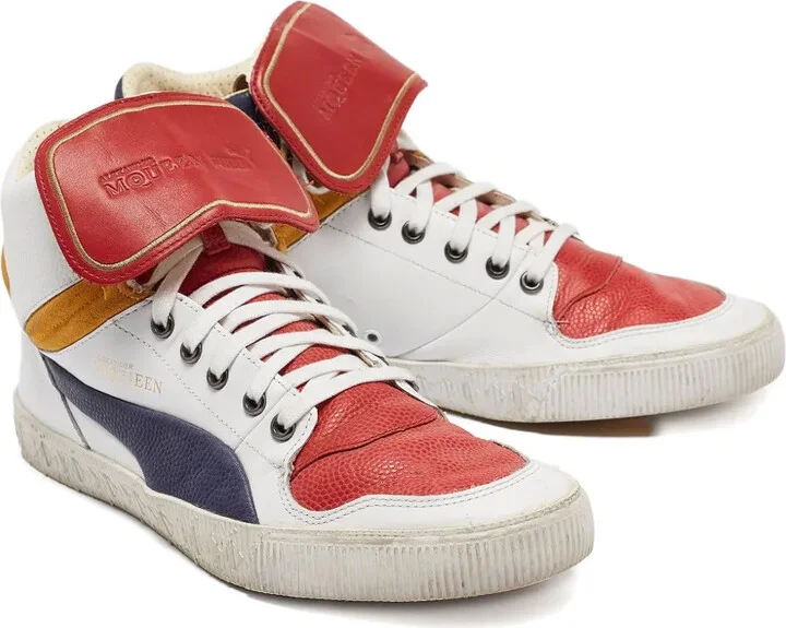 x Puma Street Climb 3 leather-panel high-top sneakers - Image 2