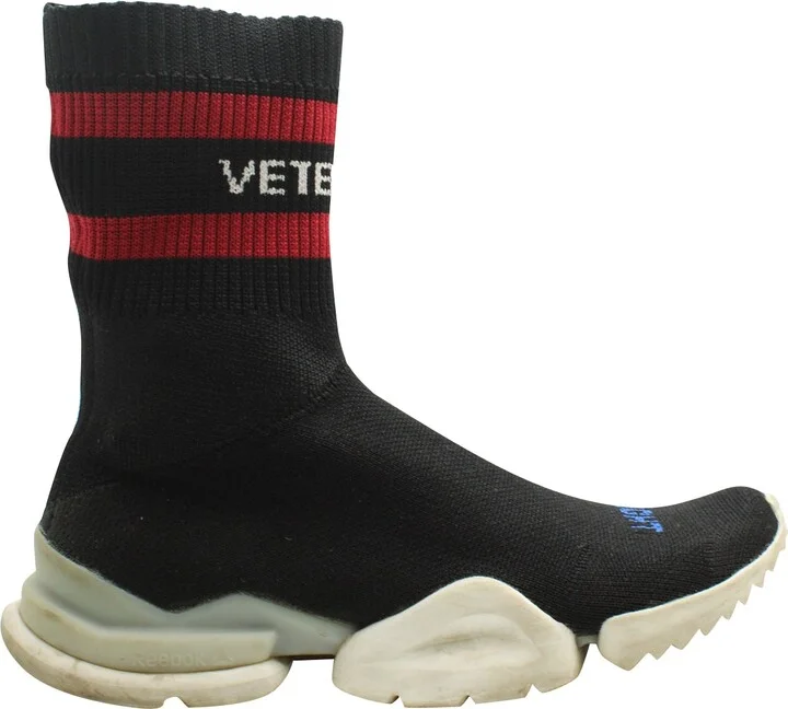 x Reebok Socks Sneakers in Black Polyester