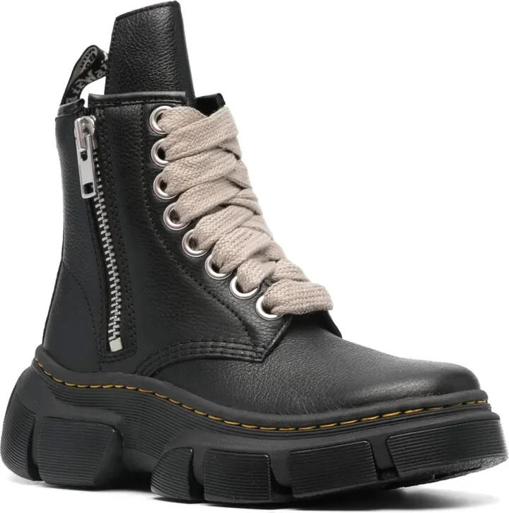 x Rick Owens 1460 leather boots - Image 2