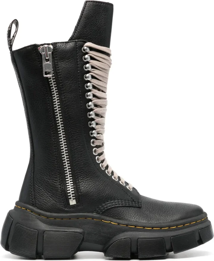 x Rick Owens 1918 leather boots