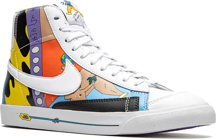 x Ruohan Wang Blazer Mid '77 Flyleather QS sneakers - Image 2
