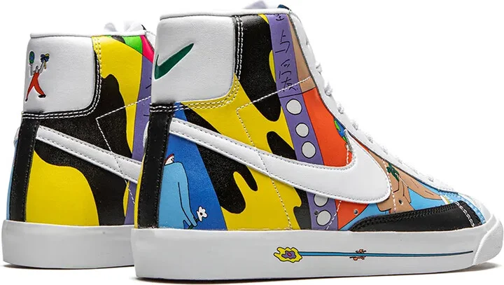 x Ruohan Wang Blazer Mid '77 Flyleather QS sneakers - Image 3