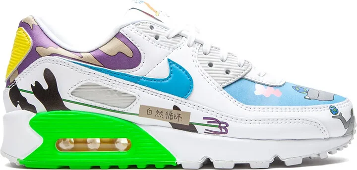 x Ruohan Wang Flyleather Air Max 90 QS sneakers