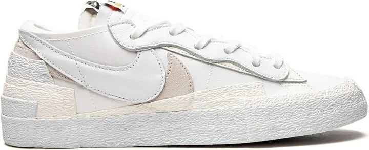 x sacai Blazer Low "White Patent Leather" sneakers