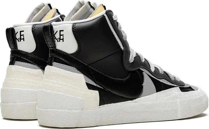 x sacai Blazer Mid "Black/Grey" sneakers - Image 3