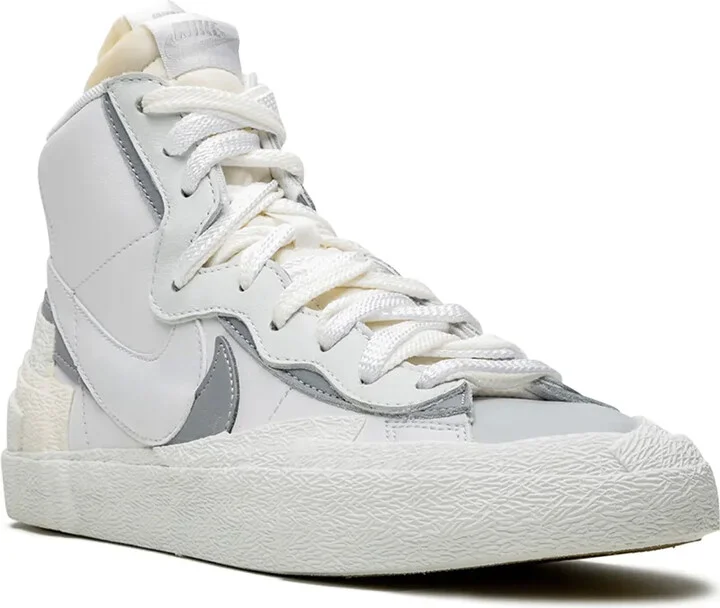 x sacai Blazer Mid "Triple White" sneakers - Image 2