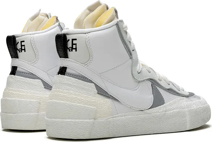 x sacai Blazer Mid "Triple White" sneakers - Image 3