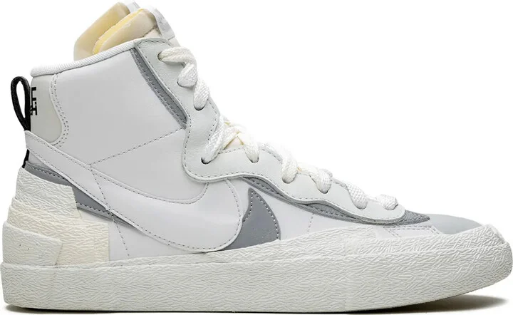 x sacai Blazer Mid "Triple White" sneakers