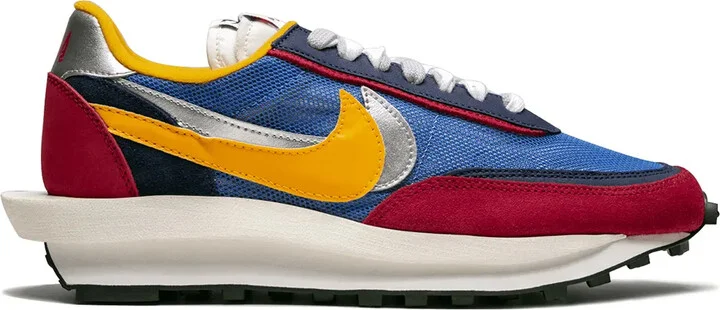 x sacai LDWaffle "Varsity Blue" sneakers