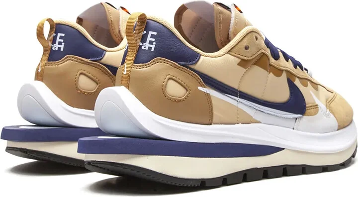 x sacai VaporWaffle "Tan Navy" sneakers - Image 3