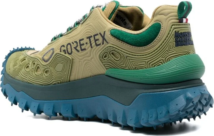 X Salehe Bembury Green Trailgrip Grain Sneakers - Image 3