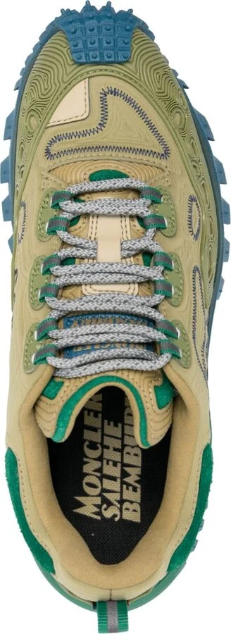 X Salehe Bembury Green Trailgrip Grain Sneakers - Image 4