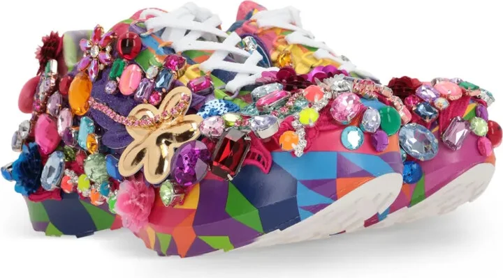 x Salomon glass crystal embellished sneakers - Image 2