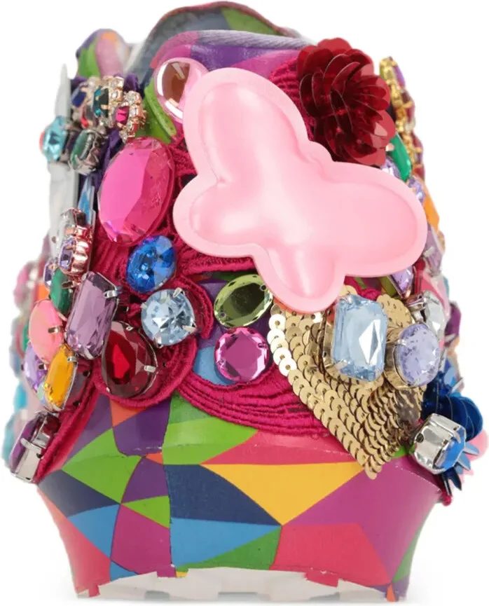 x Salomon glass crystal embellished sneakers - Image 3