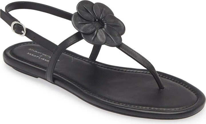 x Sandy Liang T-Strap Slingback Sandal