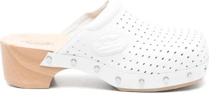 x Scholl 40mm clog mules