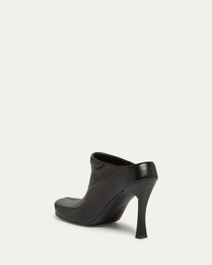 x Scholl Leather Mules - Image 5