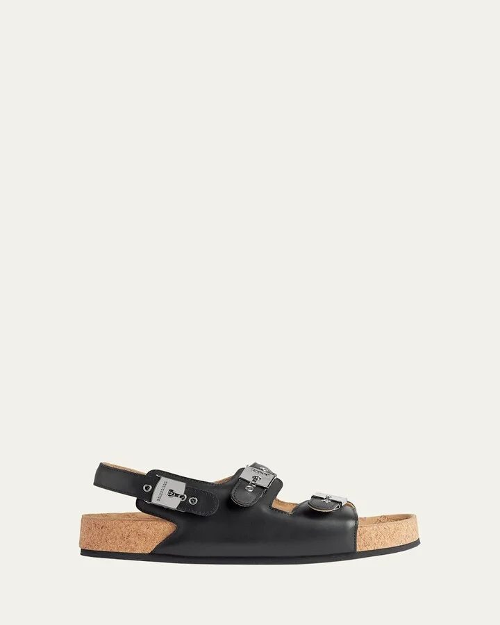 x Scholl Leather Slingback Sandals