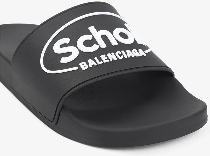 X Scholl Logo Pool Slides - Image 3