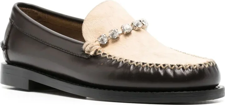 x Sebago crystal-embellished loafers - Image 2